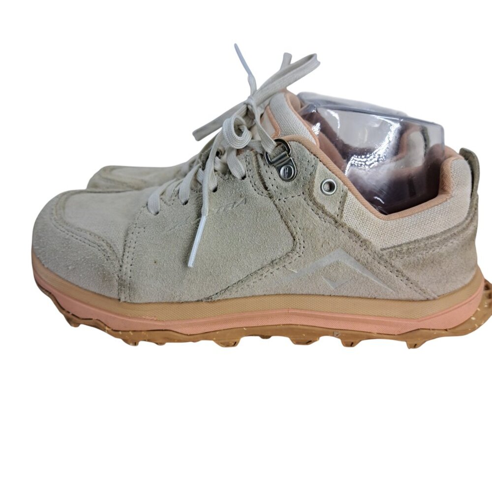 Altra Lone Peak Alpine Trail Running Sneakers Size 7 Hiking Suede Beige Outdoor - Picture 5 of 15